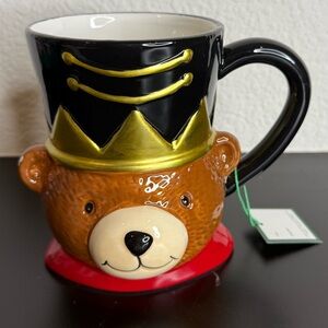 Bear Soldier Hat Mug Christmas Ceramic Granville Lane